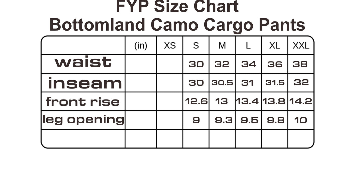 FYP Camo Cargo pants